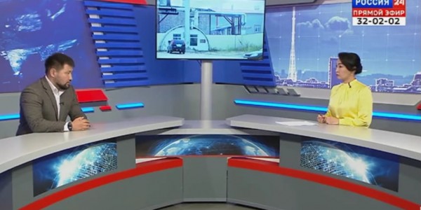Евгений Григорьев «Россия 24» телевизионнай ханаал быһа эфиригэр таҕыста
